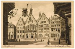 AK Frankfurt a. M. Markt und Römer