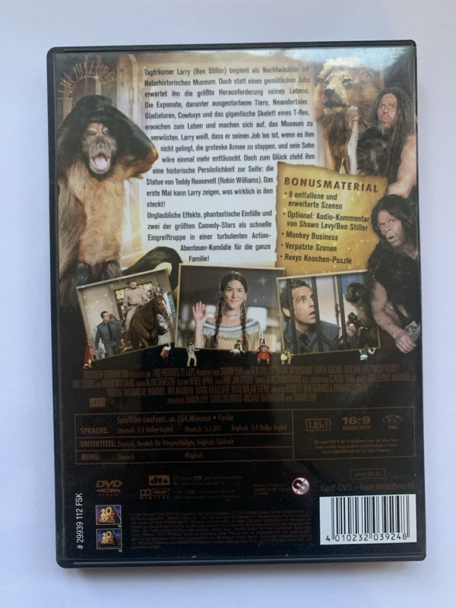 Tutti i DVDs: DVD Nachts Im Museum – Usato da Salavaux venduto da Lune_Diurne 1
