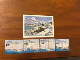 Bahamas Briefmarken, 40th Anniversary, 5er Set, Top Zustand!