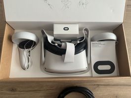 VR-Headset Oculus Quest 2 weiss gebraucht im Set