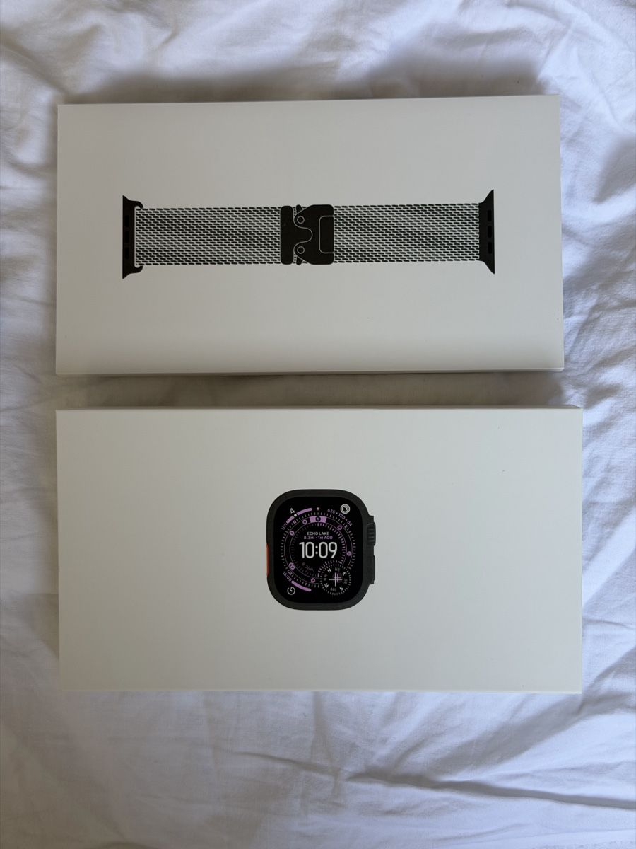 Apple Smartwatch: Apple Watch Ultra 3 Titanium Milanese Nero – Gebraucht aus Arosio von Bike-Nature-Velo 3