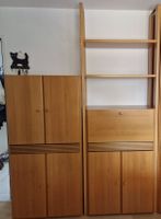 Wohnwand Holz Buche