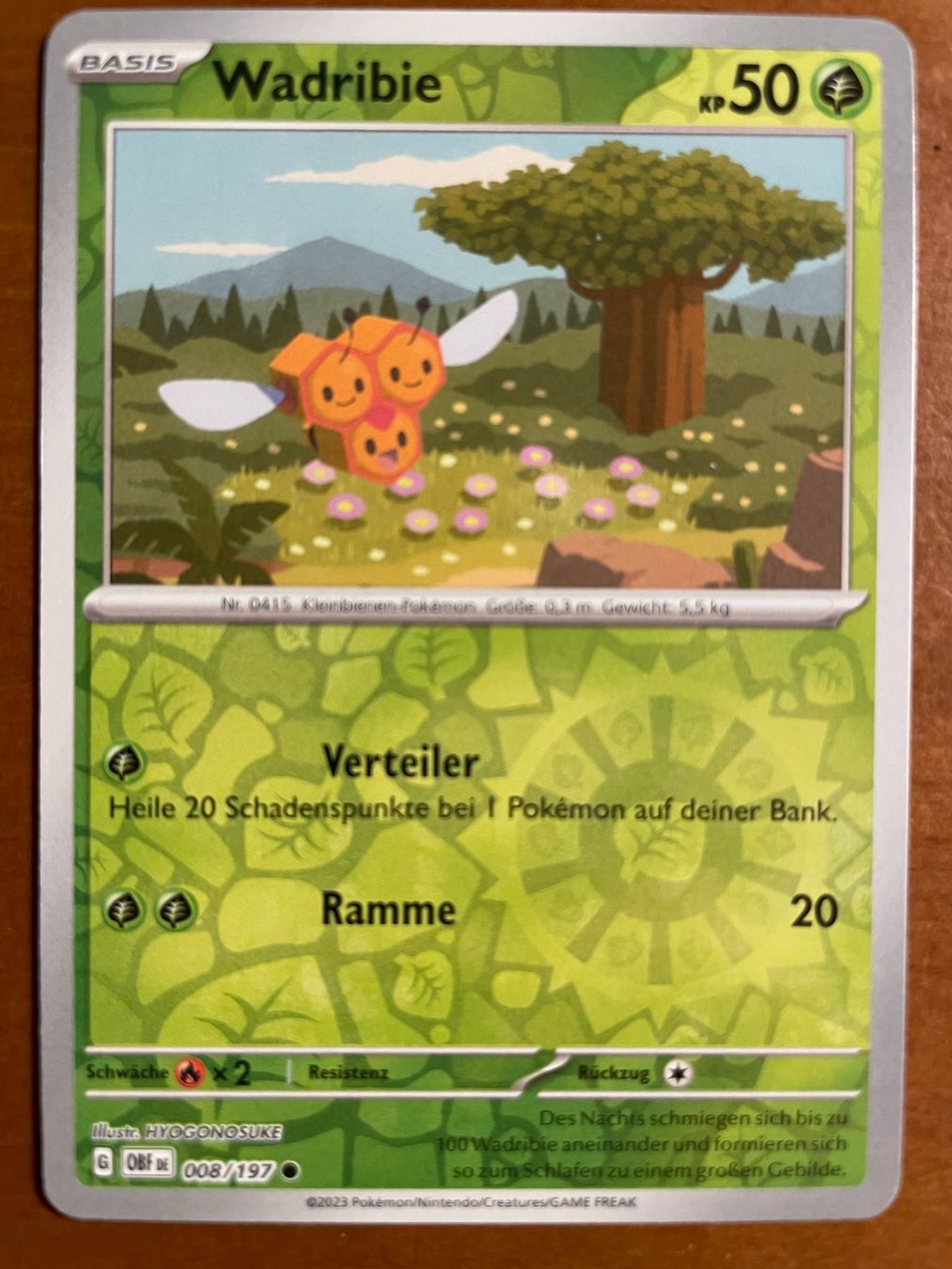 Pokémon Carte collezionabili: Pokemon Wadribie Reverse (Versand gratis) – Nuovo (secondo la descrizione) da Chur venduto da Angerson
