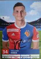 Original Autogrammkarte von Taulant Xhaka / FC Basel