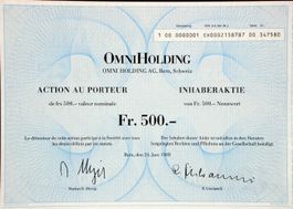 Omni Holding AG, Bern - 1988