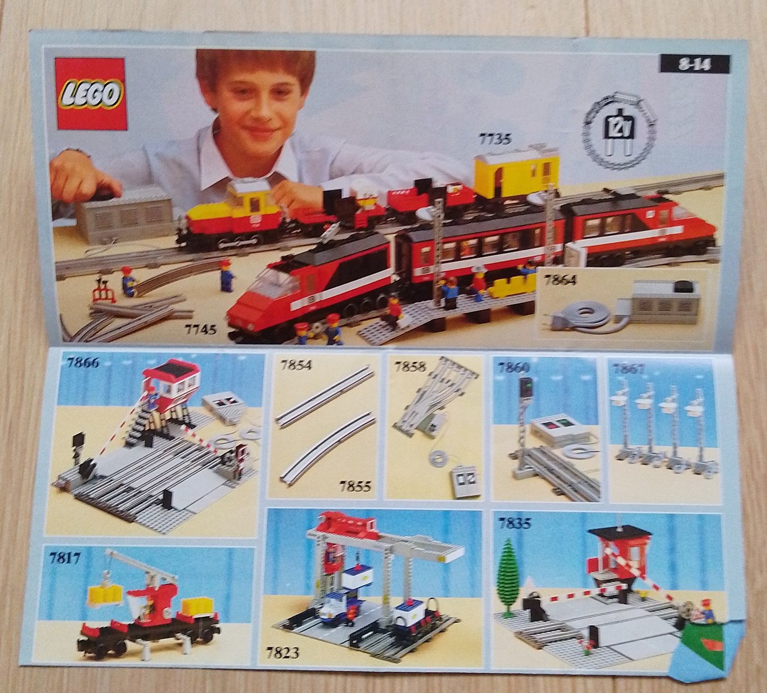 Lego Documenti: LEGO Eisenbahn Katalog Prospekt 80er gefaltet u. eingerissen – Usato da Wohlen AG venduto da salamanderspielwaren 1