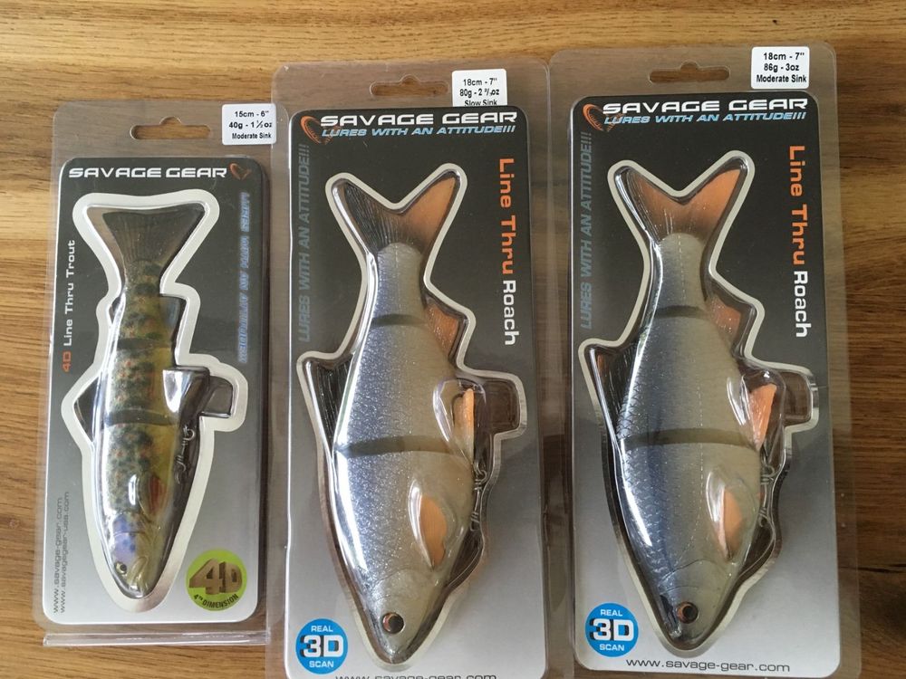 Savage Gear 3D Line Thru Roach / Trout (Neu (gemäss Beschreibung)) in ...