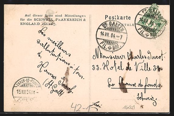 Cartes postales: St. Gallen, Eidg. Schützenfest 1904, Di – D'occasion à Berlin par bartko-reher 1