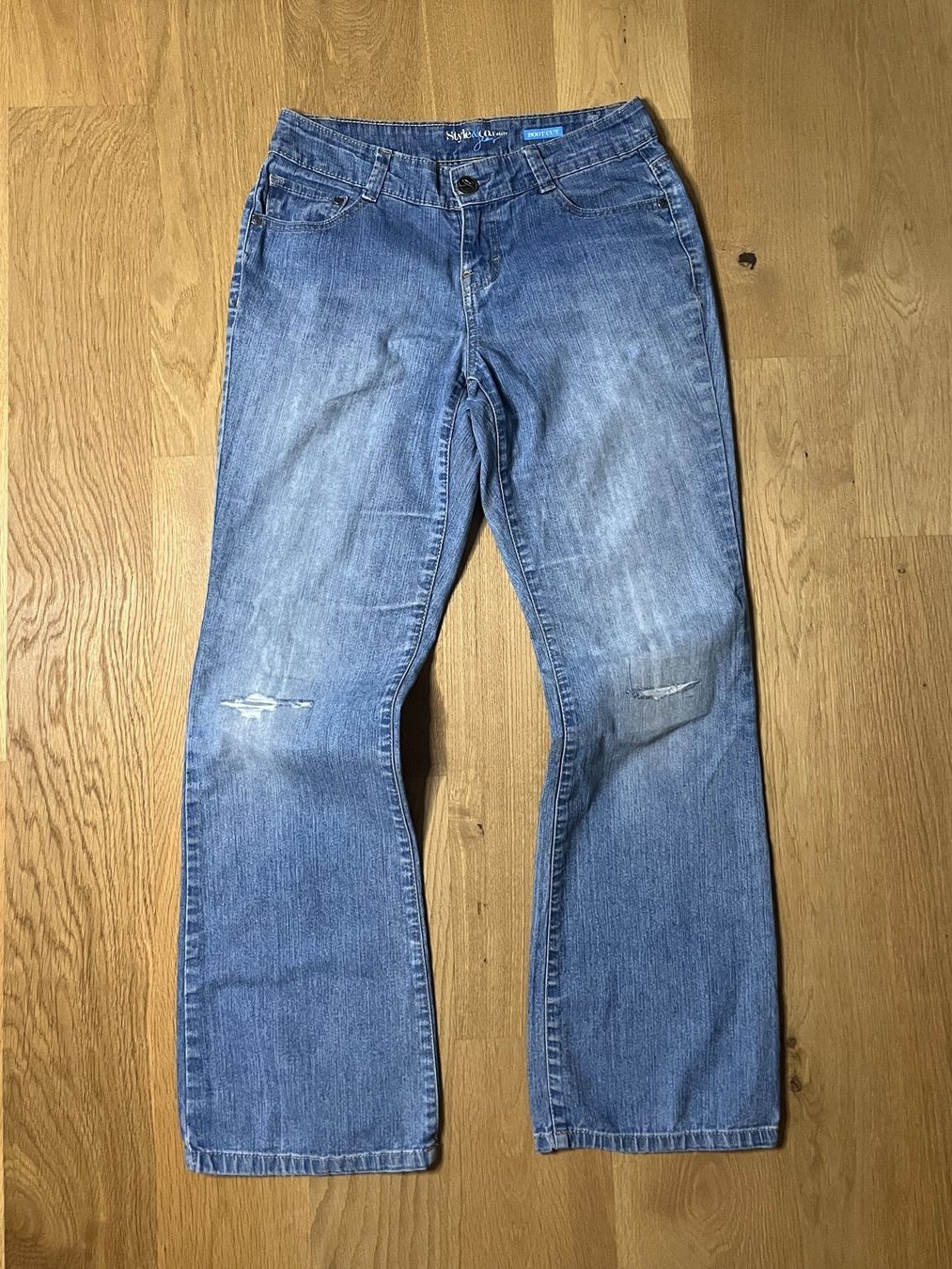 Jeans: Y2K Bootcut Jeans Gr. S blau – Nuovo (secondo la descrizione) da Siggenthal Station venduto da tha_2yxs 1