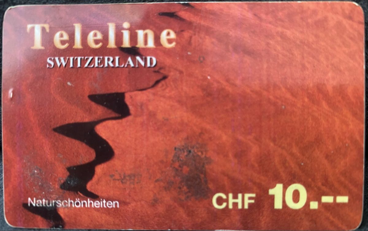 Cartes de téléphone: Teleline – Défectueux à Lausanne par babacard10