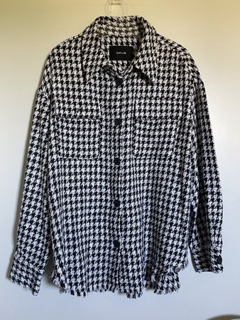 Veste Opus à carreaux pied-de-poule - Taille unique🧥 neuve