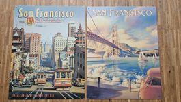 Wandbild San Francisco Golden Gate Bridge Blechschild