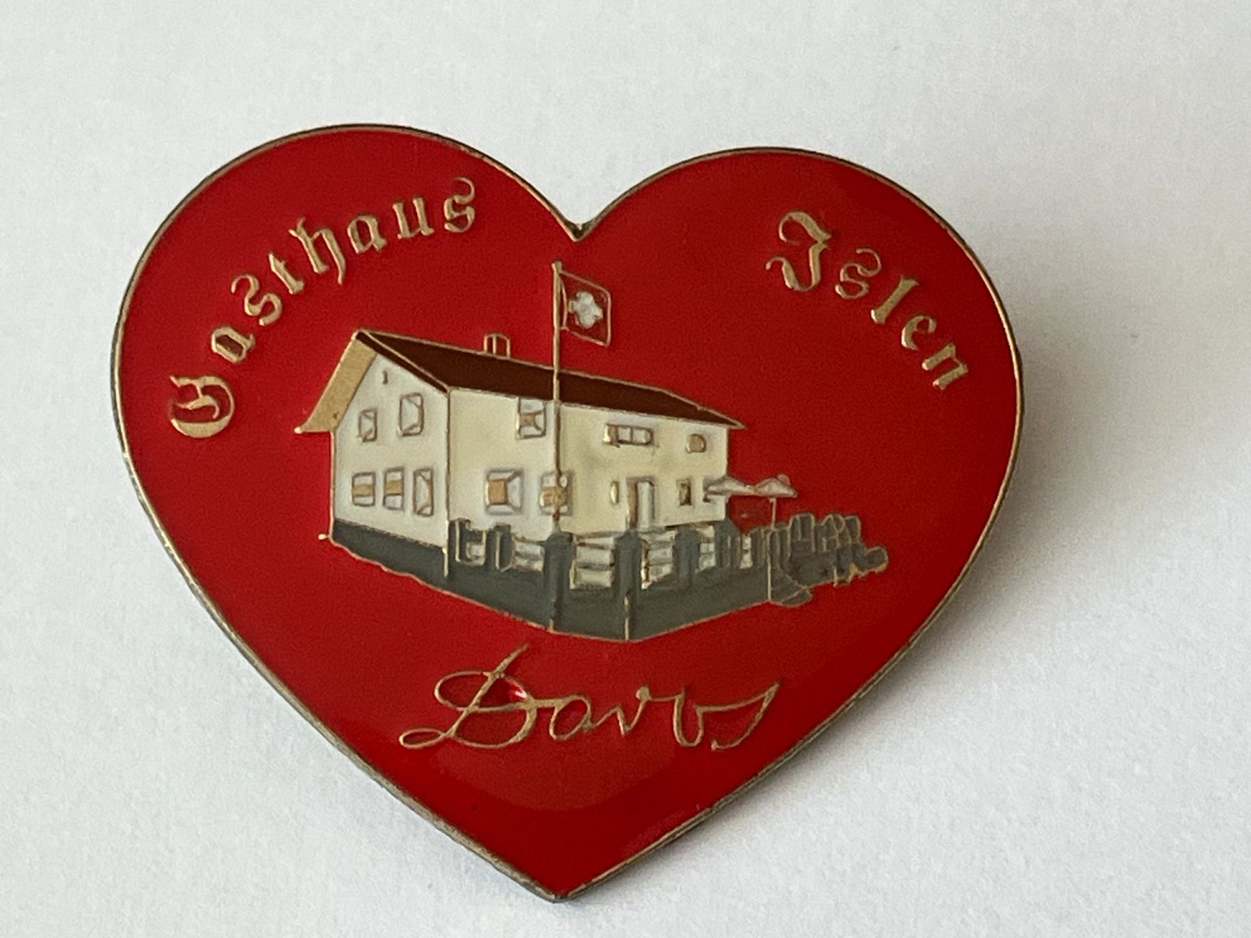 Placchette & Badge: 1 Pin Gasthaus Islen Davos – Usato da Basel venduto da djwwpp
