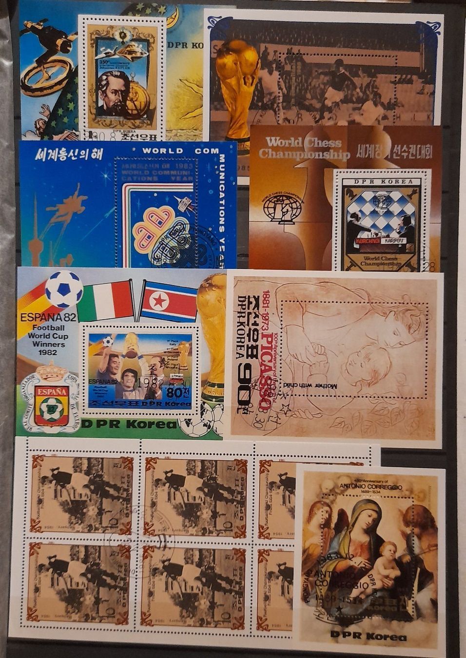 Tutti i francobolli: Sonderblocks Korea 16stk – Usato da Balgach venduto da SIMEON27