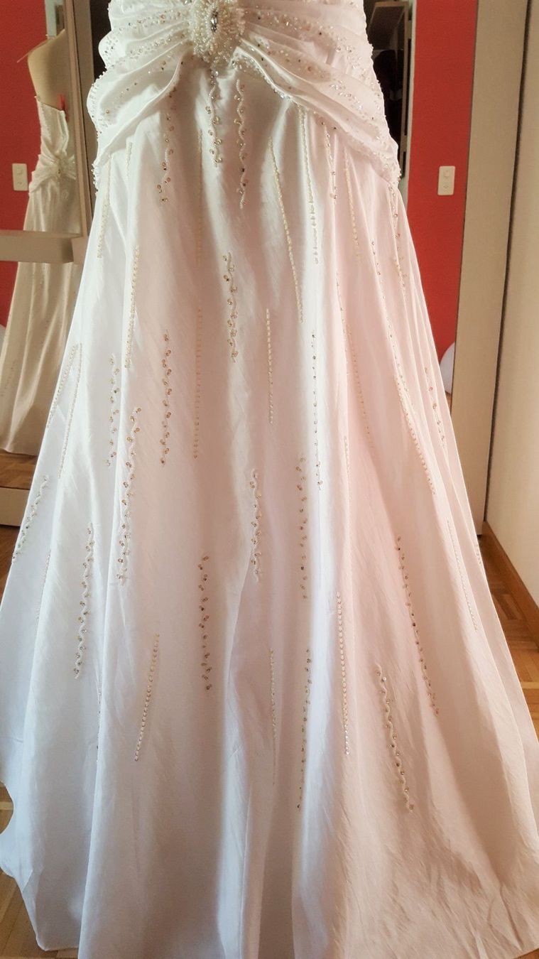 Vestiti: Brautkleid, ivory, Gr. 46 AUSVERKAUF!! – Nuovo e nell'imballaggio originale da turbenthal venduto da lory300zx 1