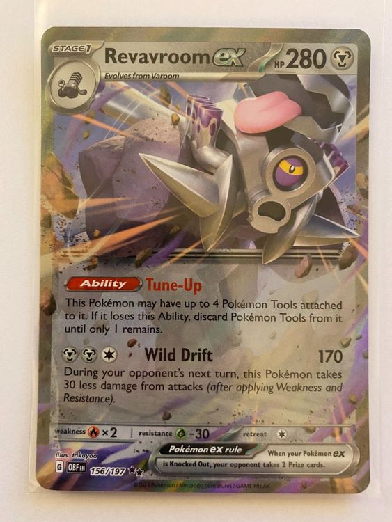 Pokemon Revavroom EX 156/197 Obsidian Flames EN (Neu (gemäss ...