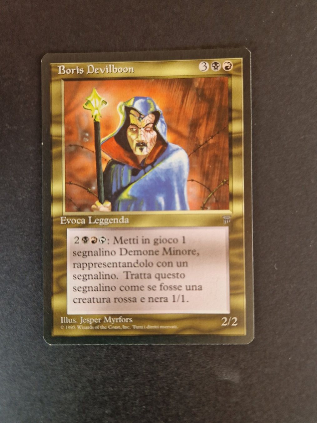 Magic The Gathering Cartes à collectionner: MTG Boris Devilboon It Legends Italienisch - top Legends Kar – D'occasion à Thun par Redjoker