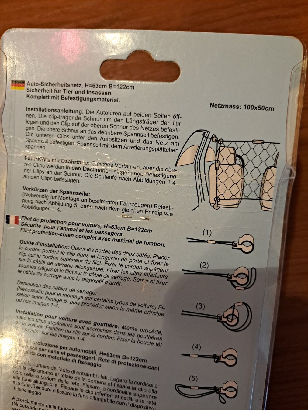 Gabbie, trasporto & Sicurezza: Auto Sicherheitsnetz "Swiss Pet" – Nuovo (secondo la descrizione) da Rafz venduto da MuriFinn 1