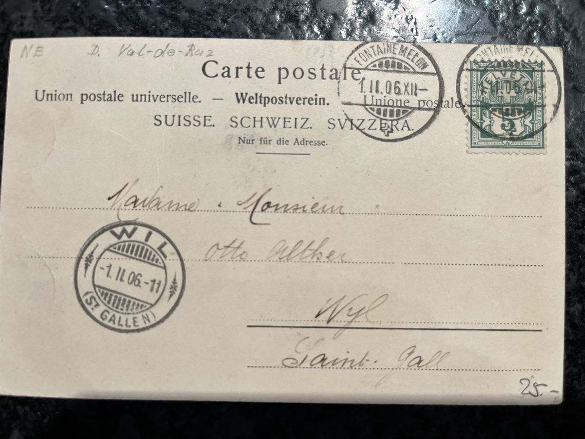 Cartes postales: Carte postale  – D'occasion à Cernier par Psidium58 1