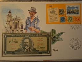 Banknotenbrief Cuba 1985