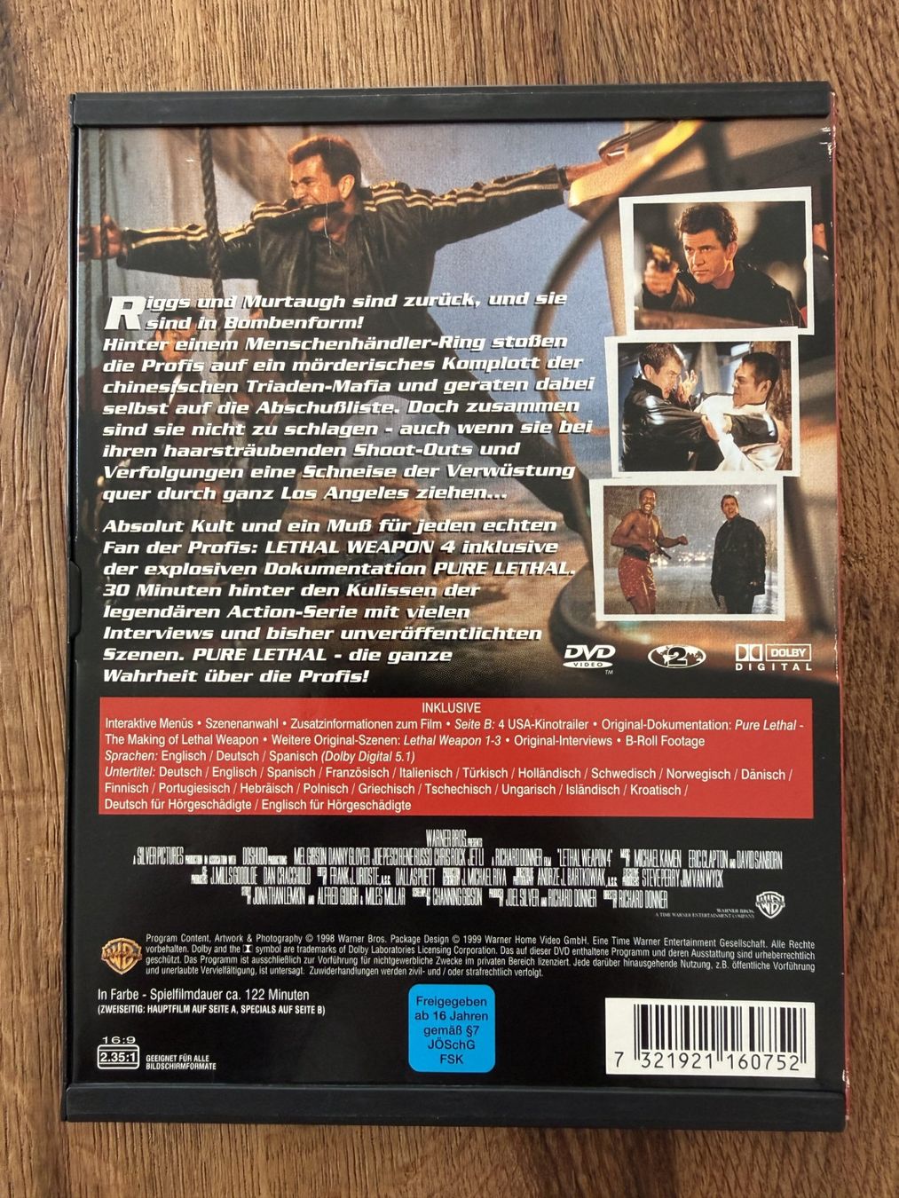 Tous les DVDs: Lethal Weapon 4 (1998) – D'occasion à Zürich par Gekuu 1
