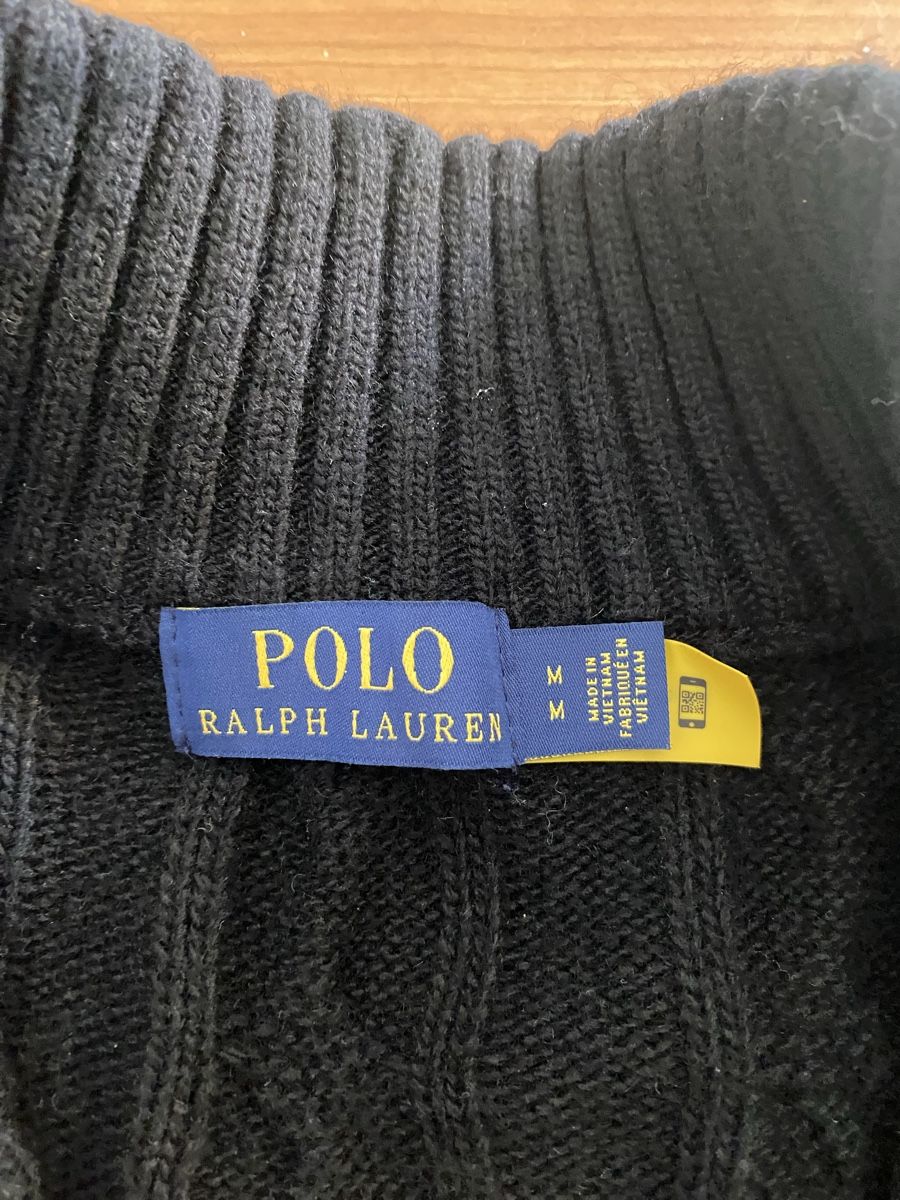 Polo Ralph Lauren Maglioni & Felpe: Polo Ralph Lauren Pullover black size M cable knit zipper – Usato da Wiesendangen venduto da mor_hk99 3