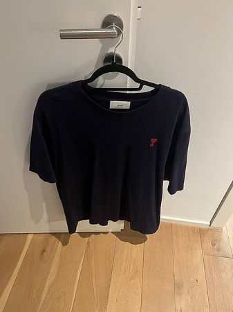 Ami Paris T-Shirt Navy Blau