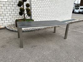 Keramik Gartentisch 280 x 110 cm