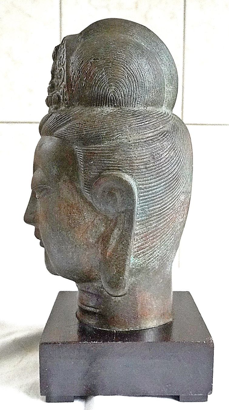 Sculture & Statue: Buddha Kopf Bronce aus Vietnam – Usato da Baar venduto da 2cvbaar 2