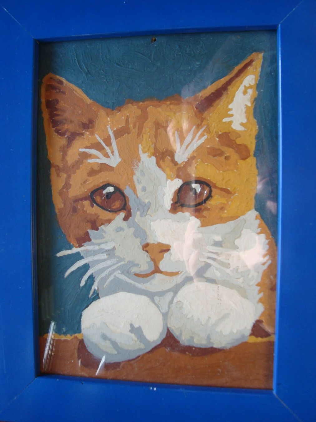 Dipinti: Portrait de chat à la gouache – Usato da Fribourg venduto da ruswil007