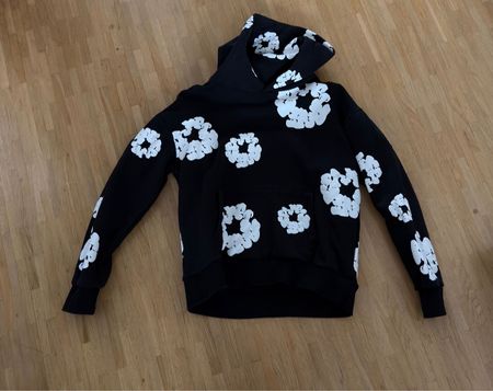 Schwarze Denim Tears pullover Grösse S