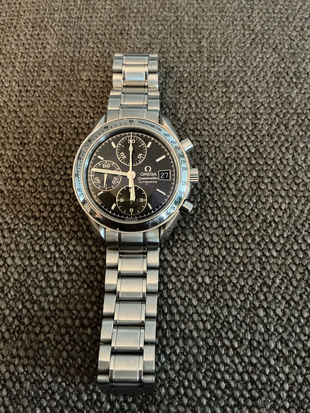 Omega Uhren: Omega Speedmaster Automatic Chronograph – Edelstahl–schwarz – Gebraucht aus Bremgarten AG von Frank010563 1