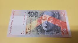 100 Slowakische Kronen Banknote - Seltenes 2004