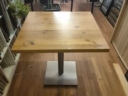 Holz Tisch Massiv, Durchmesser 80cm, Top Zustand