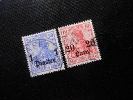 DR Mi 26a/37a   1905/06   DAPO (Türkei)