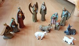 KRIPPENFIGUREN / 12 - TEILIG (NEUWERTIG)