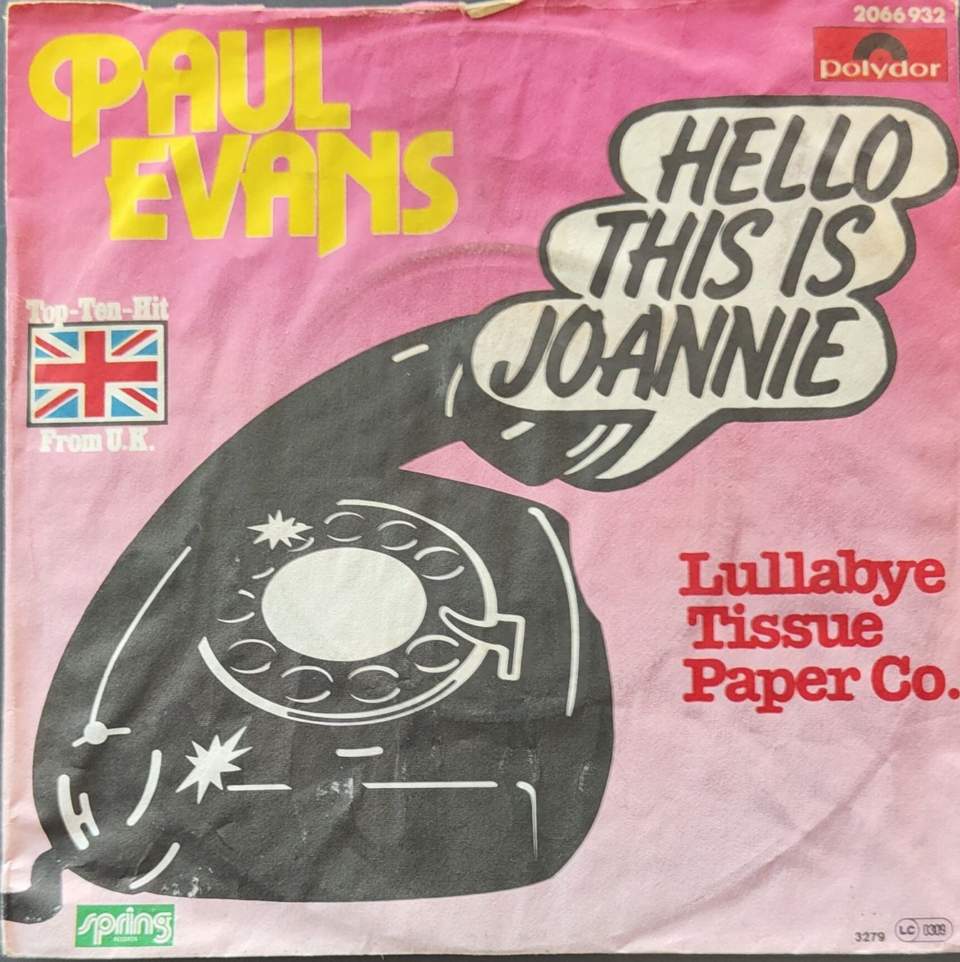 Vinyles: Vinyl-Single Paul Evans - Hello This Is Joannie – D'occasion à Langenthal par Modo39