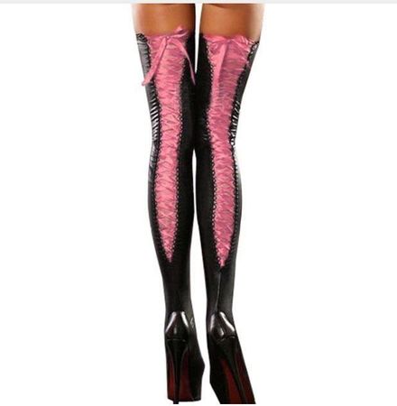 NEUE Wetlook Erotik Strümpfe für Gr. XS, S & M - 202663