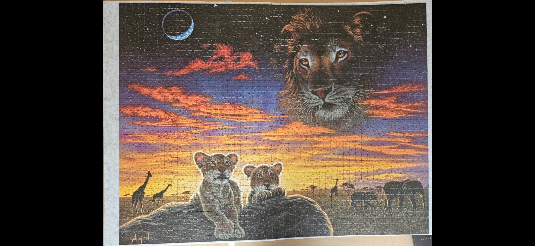 Ravensburger Puzzles: 2000 Puzzle Ravensburger - Löwen Phantasy – D'occasion à Boswil par Pjatla 1