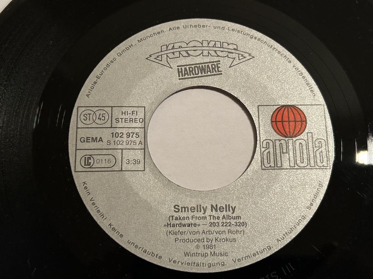 Dischi in vinile: Krokus. 1981. Smelly Nelly / Burning Bones – Usato da Faulensee venduto da Mizuno06 4