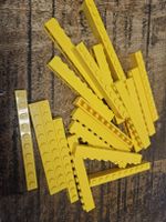 lego 6111 lot de 20 pièces Yellow Brick 1 x 10