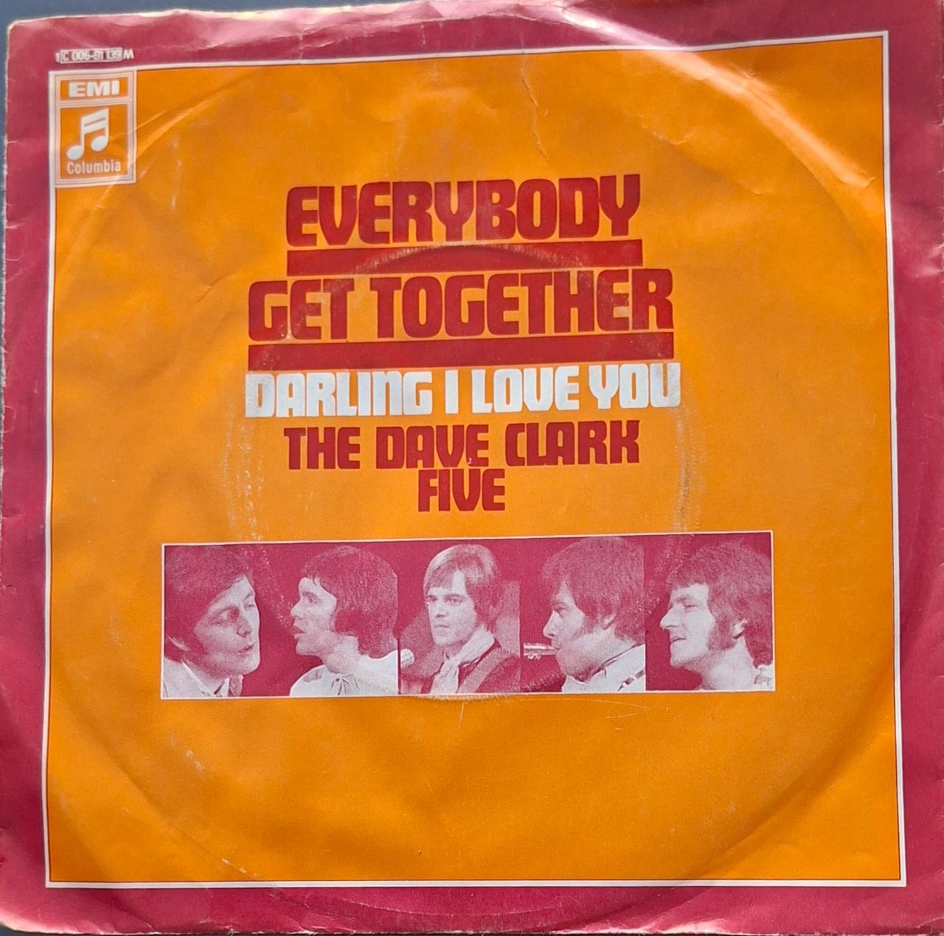 Dischi in vinile: Vinyl Single The Dave Clark Five - Everbody Get Together – Usato da Langenthal venduto da Modo39