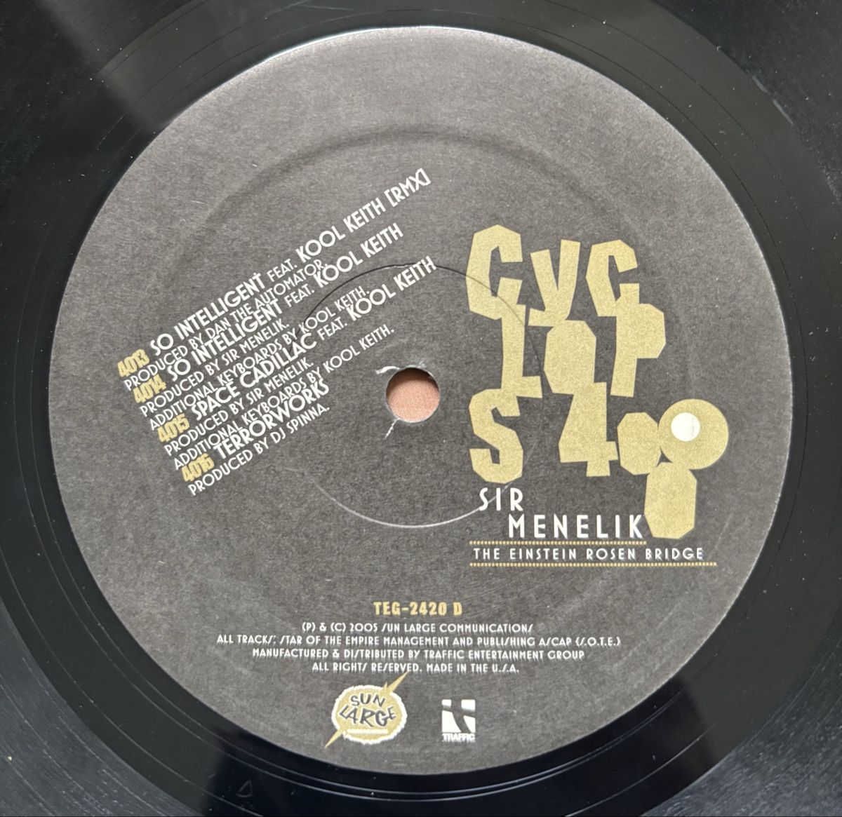 Schallplatten: Cyclops 4000 / Sir Menelik - The Einstein Rosen Bridge 2xLP – Gebraucht aus Neuchâtel von Deivid2 3