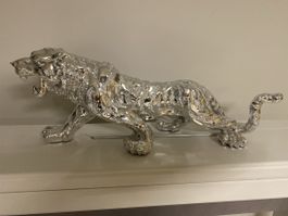 Tiger Figur Silber