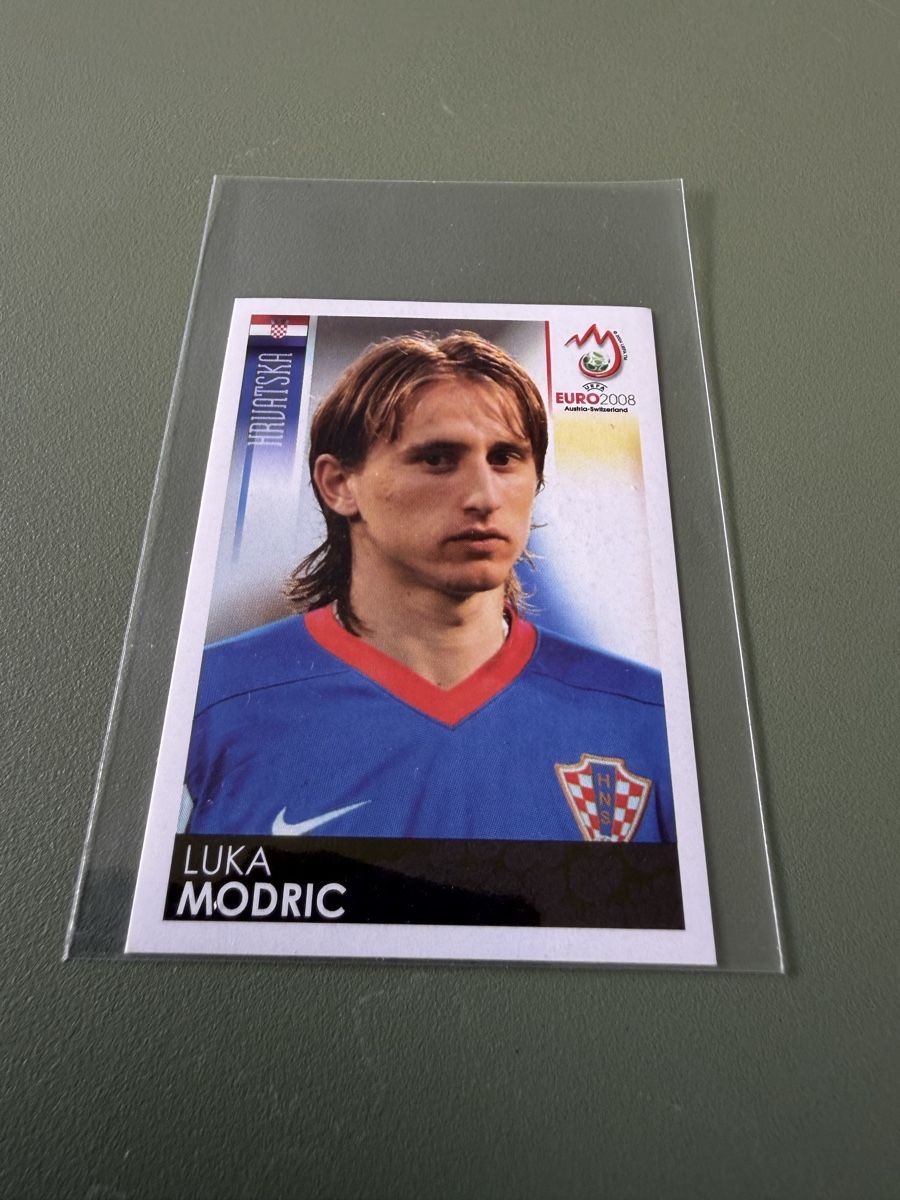 Panini Cartes à collectionner: Modric Panini EM 2008 – D'occasion à Treyvaux par goali1fcea