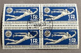 190 Viererblock Zentrumstempel SBK 80.-