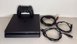 PS4 Slim 500GB Konsole mit Zubehör - Top Zustand!