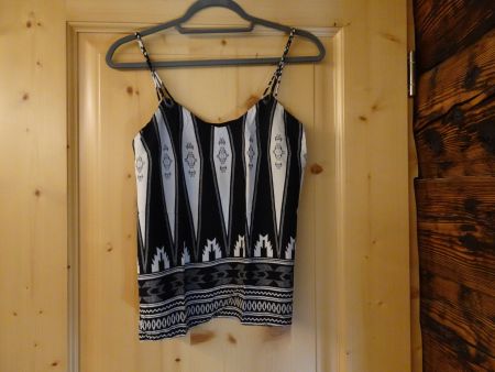 Schwarz-weisses Top von Vero Moda Gr. XS - 2603125