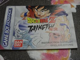 Anleitung zu Dragonball Z Taiketsu GBA