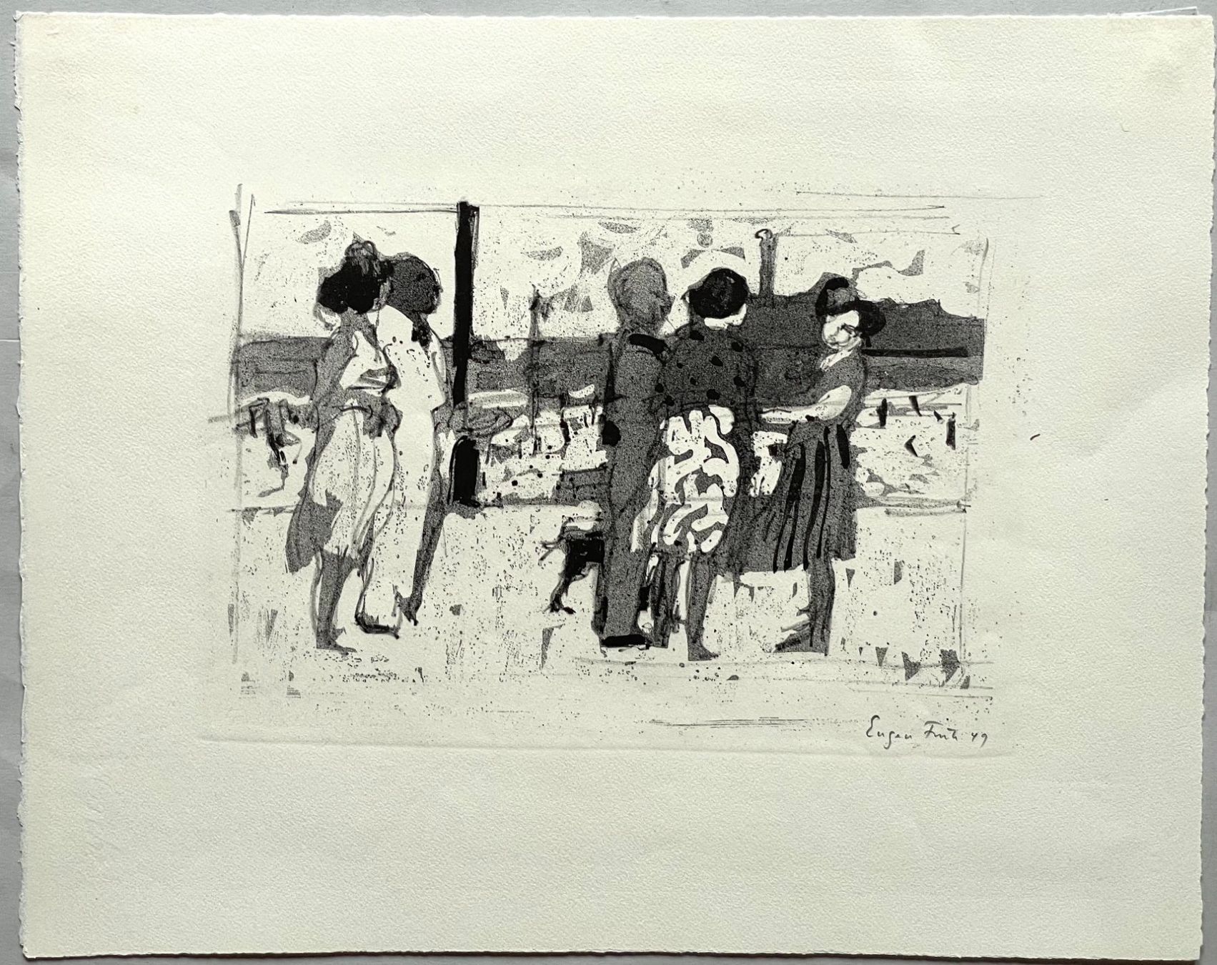 Grafiken & Lithographien: EUGEN FRÜH LITHOGRAPHIE SIGNIERT – Gebraucht aus Gersau von kunst-online